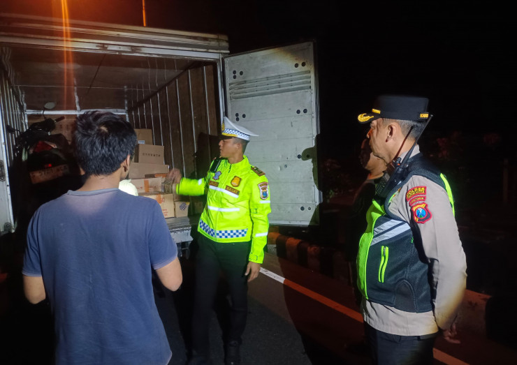 Harkamtibmas, Polres Kediri Kota Gelar Operasi Gabungan Amankan Puluhan Ranmor Tak Sesuai Spektek