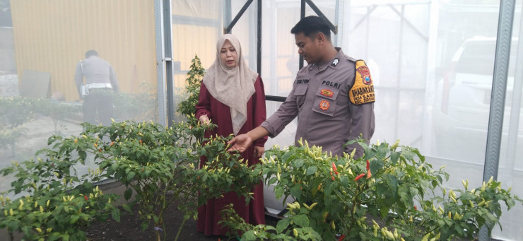 Green House Warga Jati Didukung Polisi Sidoarjo