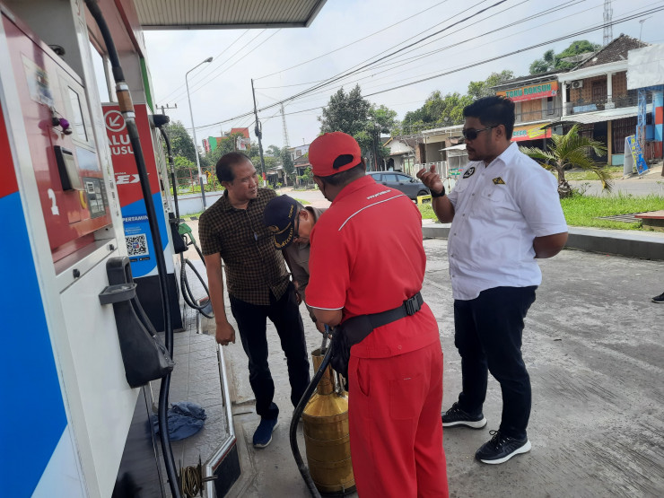 Polres Kediri Kota Sidak SPBU, Pastikan Kualitas dan Stok BBM Aman Jelang Idul Fitri 1446H