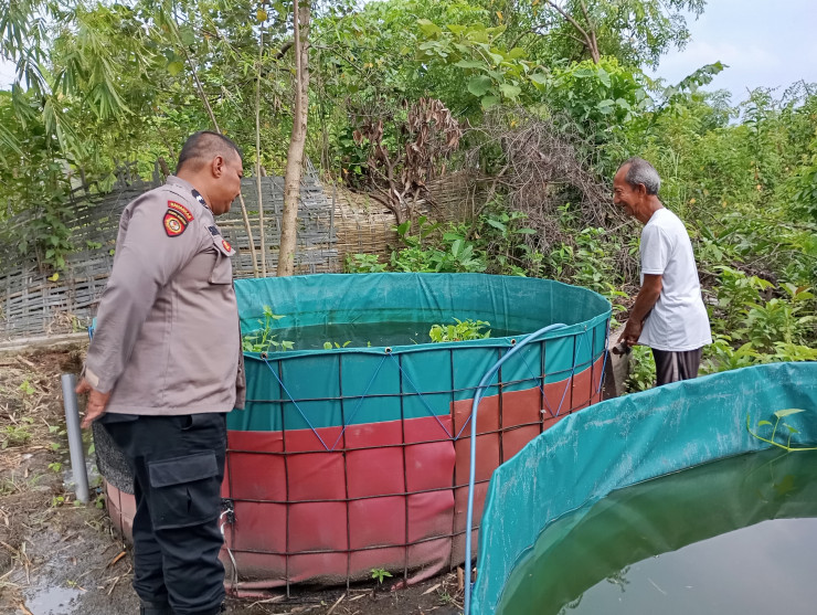 Polsek Prambon Dampingi Warga Wujudkan Swasembada Pangan Mandiri